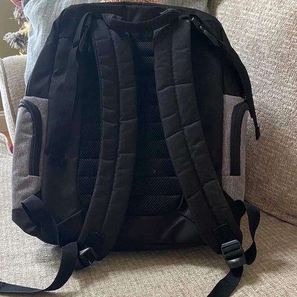 Eddie Bauer Black and Gray Diaper Bag - Picture 3 of 3